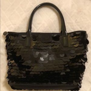 Talbots! Gorgeous, fun, flirty black evening bag!